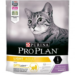 ПРО ПЛАН Сухой корм Purina Pro Plan для кошек с избыточным весом, индейка